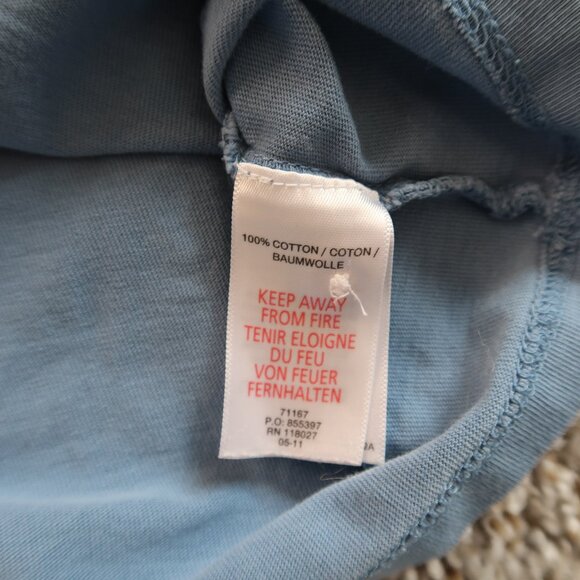 Baby Boden Gingerbread House Christmas Shirt 12-18M Blue Holiday - Picture 7 of 7